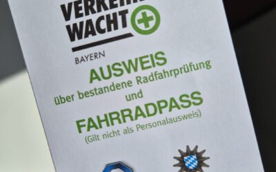 Fahrradausbildung der 4. Klassen